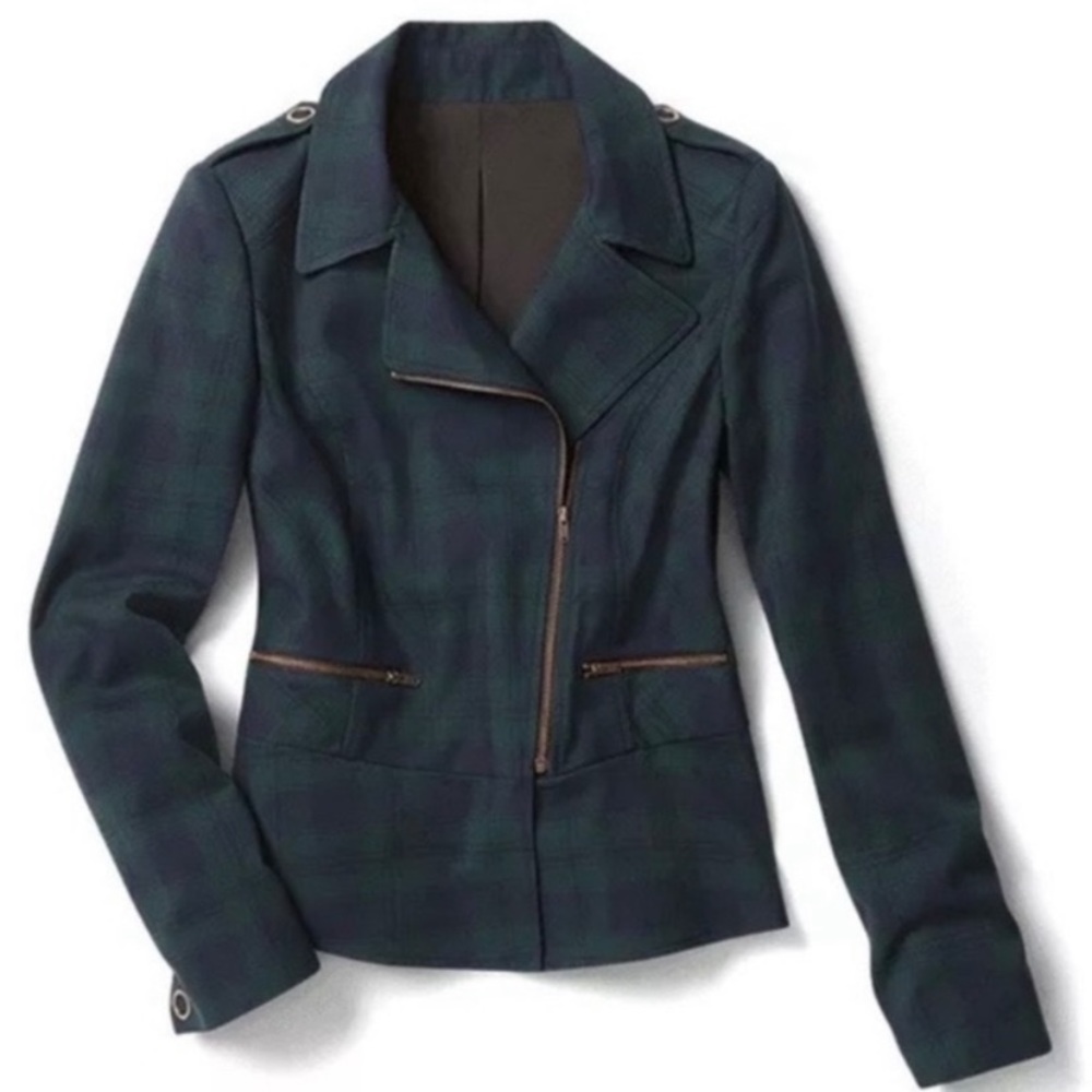 Cabi Tartan Plaid Blazer